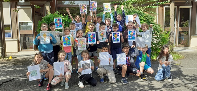 Classe de CE2 à l'école Jean Geiler de Kaysersberg